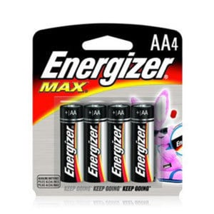 Energizer MAX AA Alkaline Battery - 4-Pack